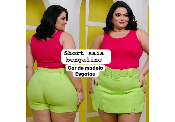 Short Saia Bengalline (Sob Encomenda)