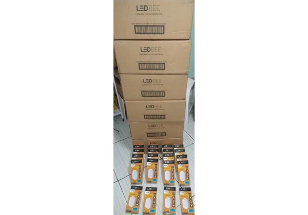 Luminária tartaruga led caixa c/ 50 unidades ATACADO