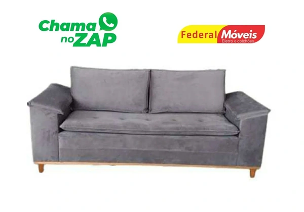 Sofá Com Espuma D28 Novo Fazemos Entrega