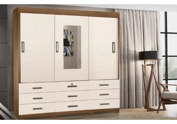 Guarda-Roupa Itapema 2, 02 3 portas e 9 gavetas Promoção