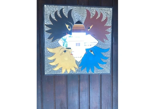 QUADRO DECORATIVO COM ESPELHO