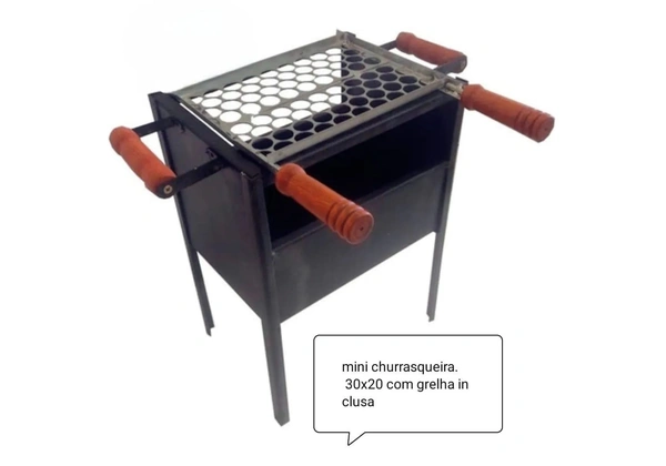 Mini churrasqueira