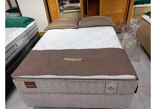 Cama Box Casal Naturart Minaspuma (Direto da Distribuidora)