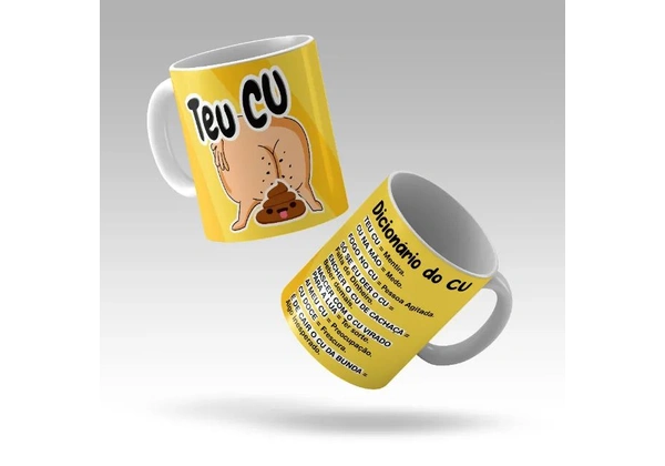 Caneca - Dicionário do Cu