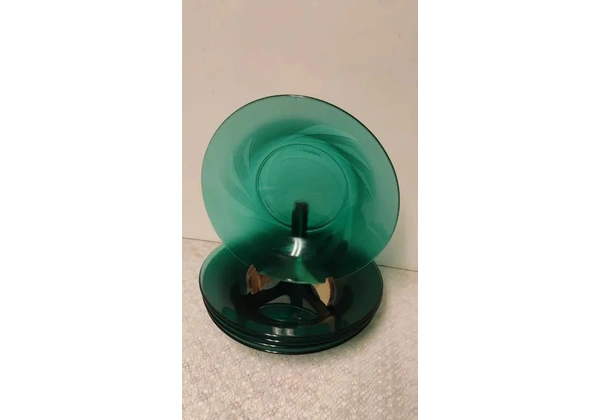 5 pratos fundo Nadir verde