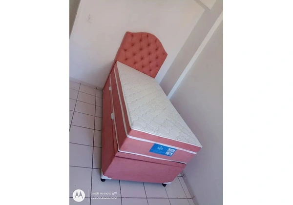 Cama Box Casal com Cabeceira