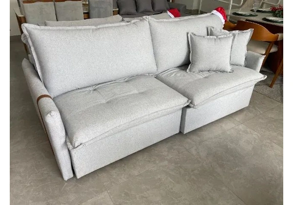 Sofá Retrátil 2, 16m com Molas Ensacadas - Conforto e Qualidade