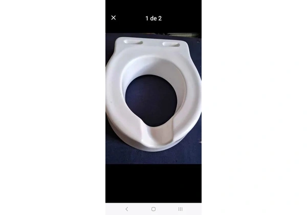 Assento elevado para vaso sanitário