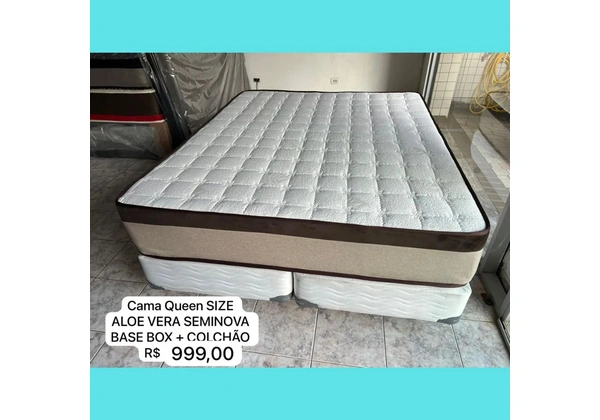 Cama Queen Size Linda