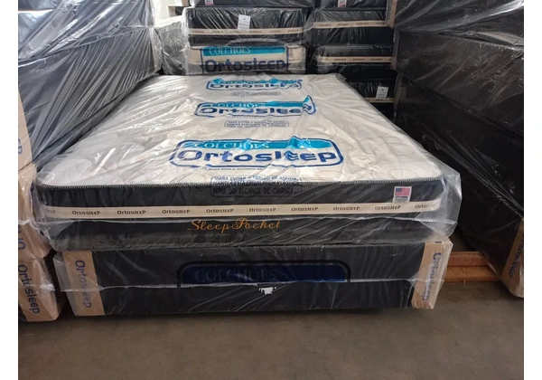Cama Box Casal Sleep Pochel molas ensacadas