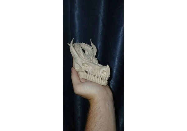 Decoração cabeça de dragao.