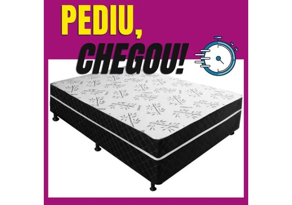 Cama Box Casal Lacrada - Menor Preço