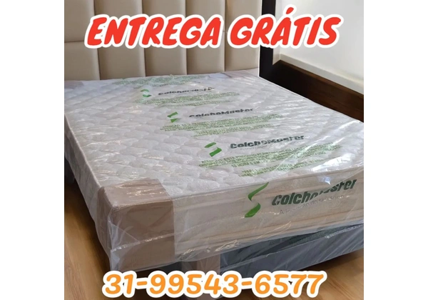 COLCHÃO CASAL D45 100% ESPUMA CERTIFICAÇÃO DO INMETRO / DIRETO DA FÁBRICA