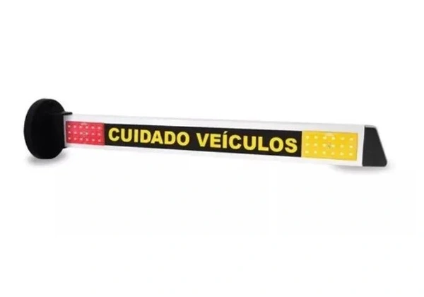 Sinaleiro garagem entrada e saída em led