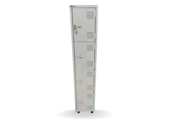 Armário roupeiro 4 portas 190x33x42 cm P/ Cadeado