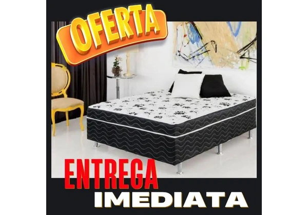 Cama Box Casal Nova - Pronta Entrega