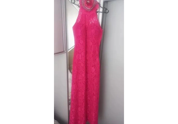 Vestido festa renda Pink perfeito tamanho M