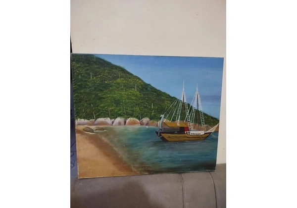 Quadro decorativo pintado a mão (Entrego)