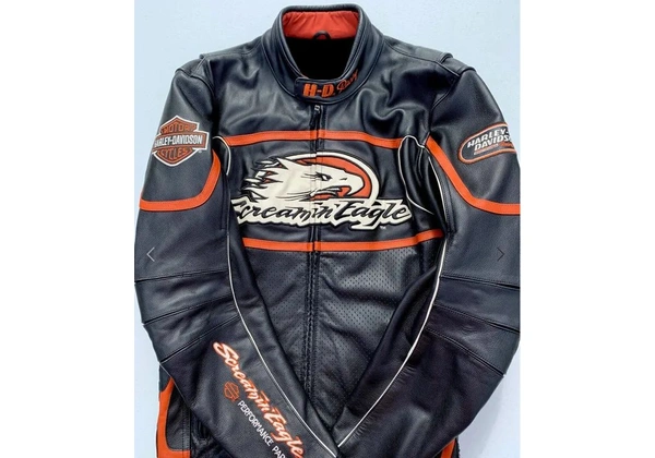 Jaqueta Harley Davidson Screamin Eagle Original de Couro
