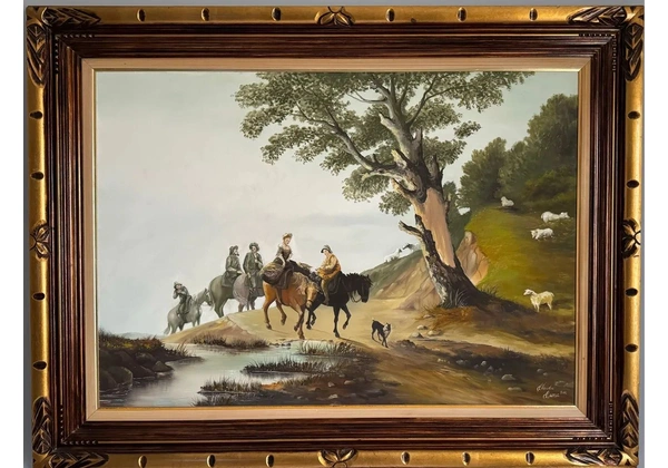 Obra de arte icônica, Tela Pintura a óleo