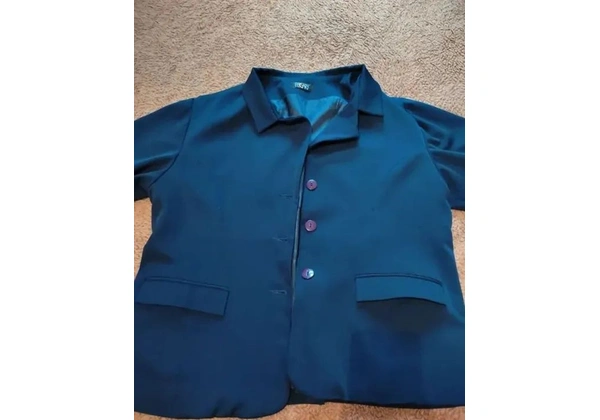 Blazer feminino azul escuro