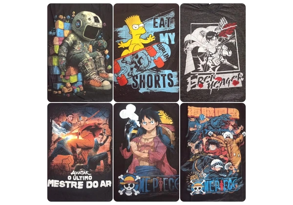 Camisas de Anime & rock