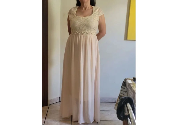 Vestido creme