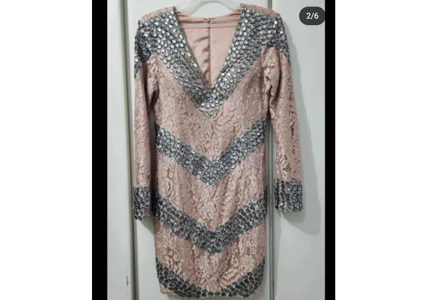 Vestido festa bordado Lança Perfume