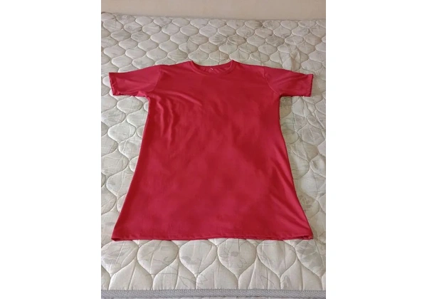 Camisa Casual Long Line Sim (80 cm de comprimento)