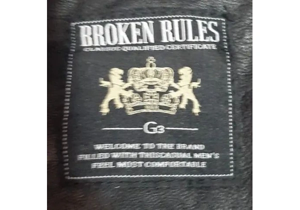 Jaqueta de couro Bruken Rules