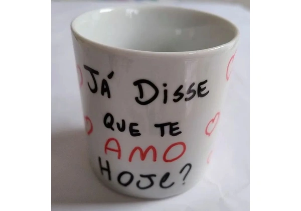 Caneca em cerâmica Já disse que te amo hoje?