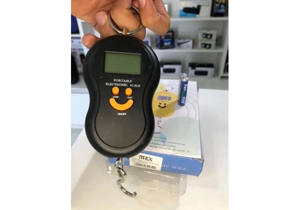 Portátil Visor Digital Pesa Até 50kg Balança Suspensa Gancho (entrego)