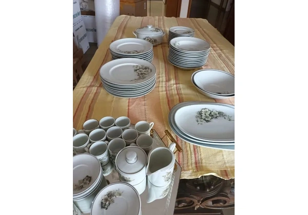 Aparelho de Jantar de Porcelana Schmidt Anos 70