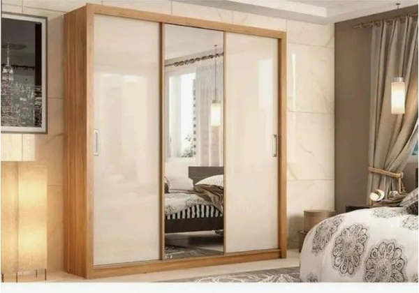 guarda roupa residence portas de correr com espelho