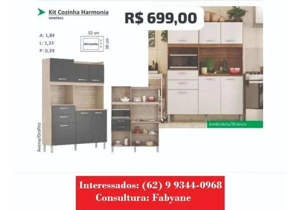 Armario de cozinha Kit Harmonia