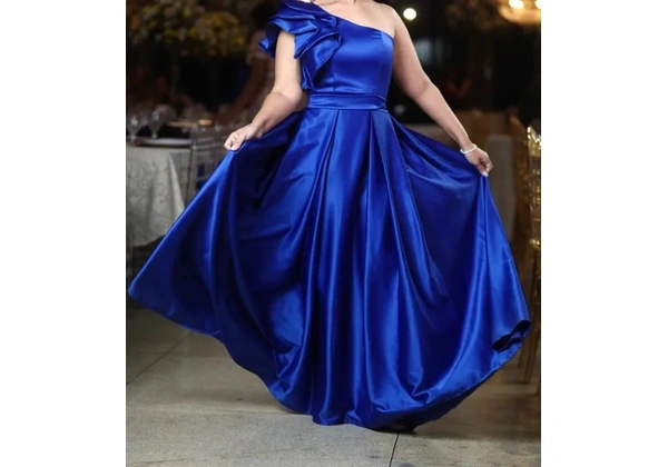 Vestido de festa azul