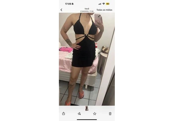 Vestido preto novo P