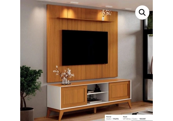Rack + Painel TV-65 Luiza! Pronta Entrega!
