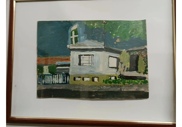 Ranchinho . Tela do pintor.