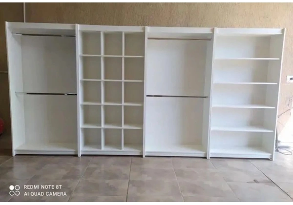 COLMEIA + CABIDEIRO DUPLO + PRATELEIRA KIT COMPLETO - CLOSET