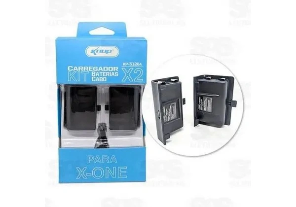 Bateria Controle XBOX One duplo KNUP KP-5126 A.