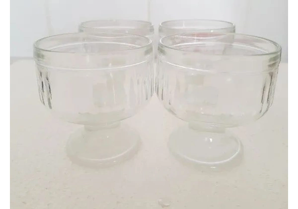 Taça Sorvete Taça Sobremesa - Vidro / 4 Pçs. - 9, 5cm X 8, 5cm