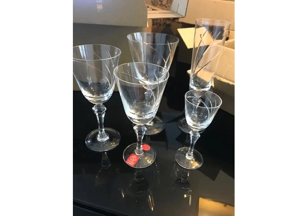 Jogo de taças de cristal Strauss