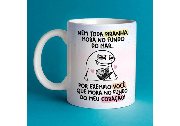 Canecas personalizadas.