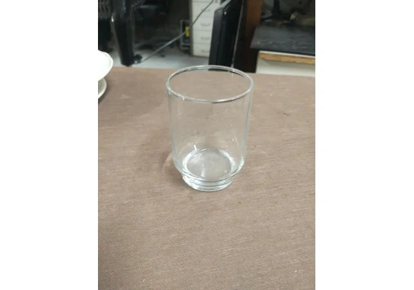 Conjunto de 4 Copos em Vidro Transparente 10 cm x 7 cm x 7 cm