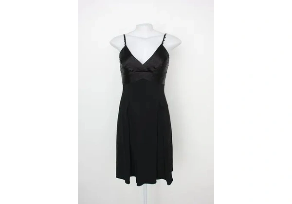 Vestido Ellus Feminino Preto Com Drapeado - Tamanho P