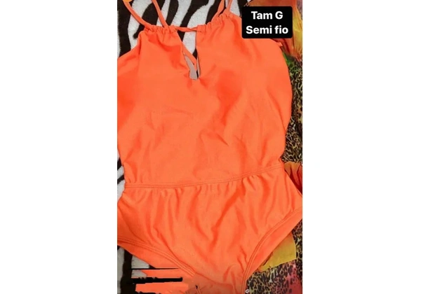 Maiô Laranja Semi Fio G