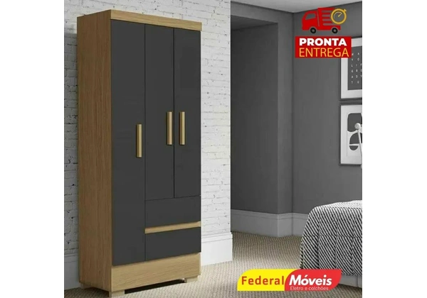 Guarda Roupa com 3 Portas Novo Fazemos Entrega