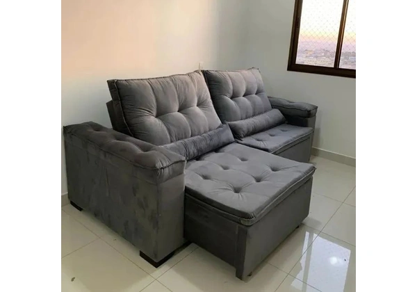 Sofá Retrátil e Reclinável 2, 20 PROMOÇÃO