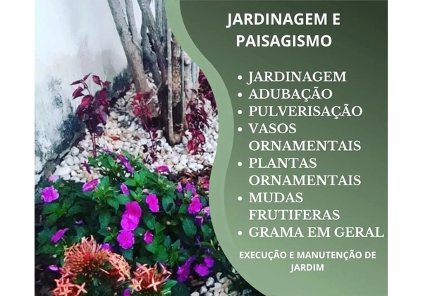 Jardineiro, paisagismo, jardinagem, plantas, grama, vasos e adubos